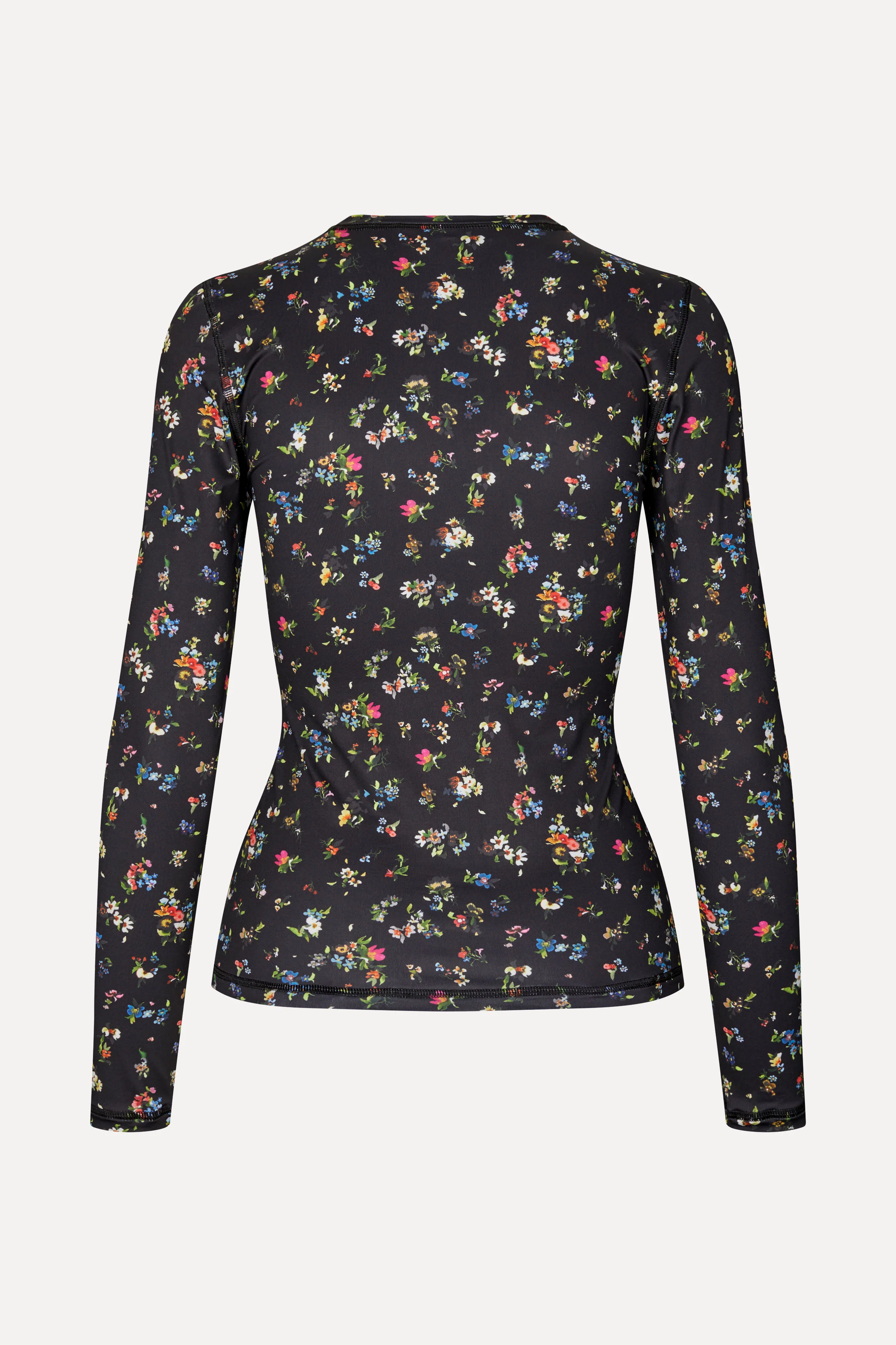 Elastic Long Sleeve Top - Magnolia Garden - Image 2
