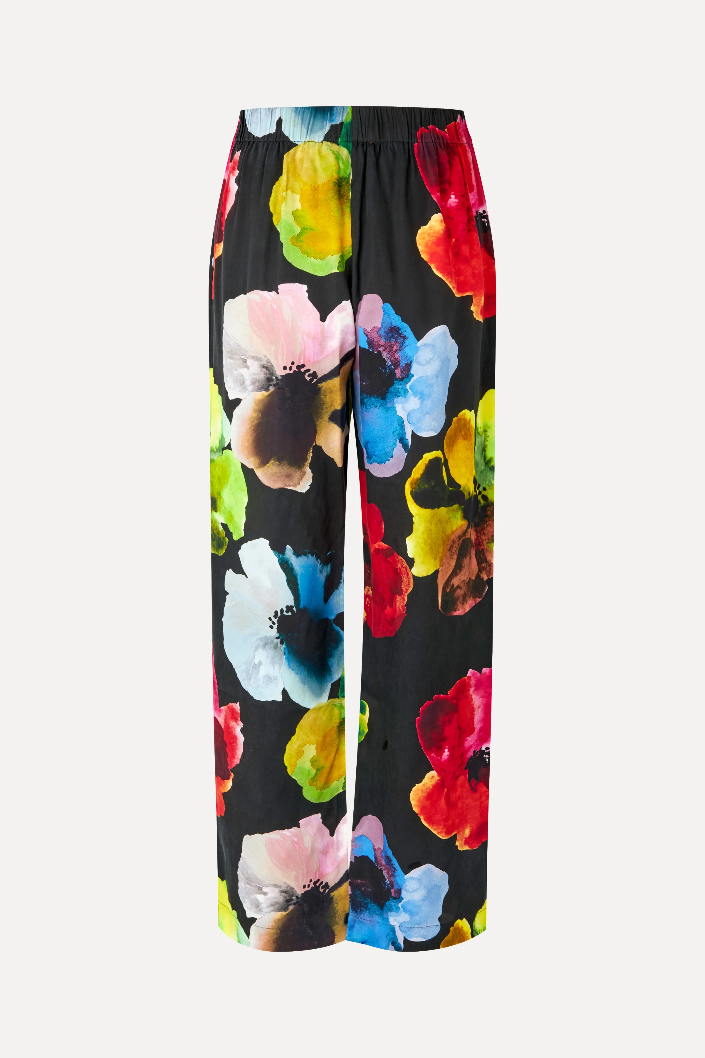Elasticated Long Pants - Watercolor Bloom - Image 2