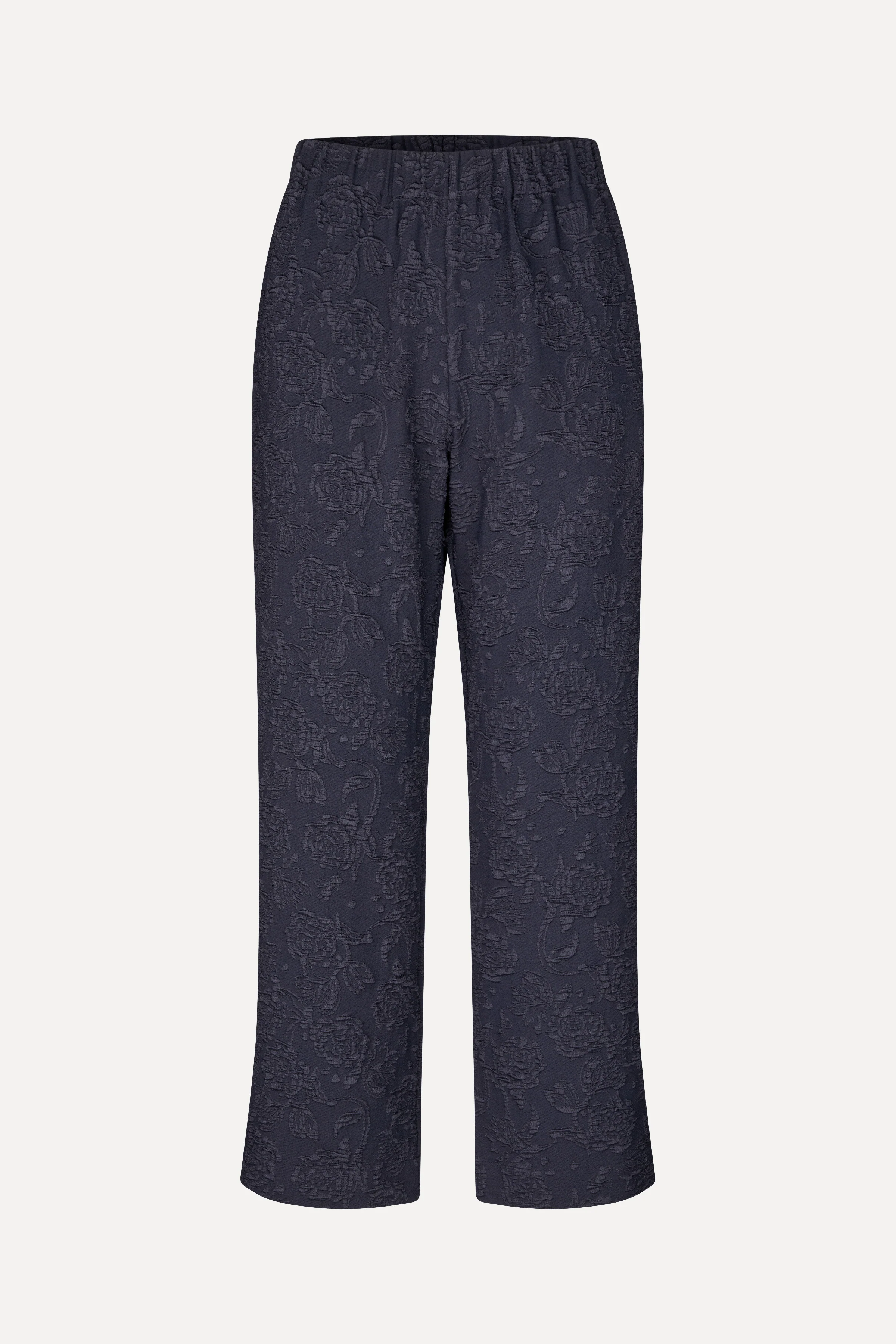 Elasticated Waistband Cropped Pants - Garden Relief - Image 3
