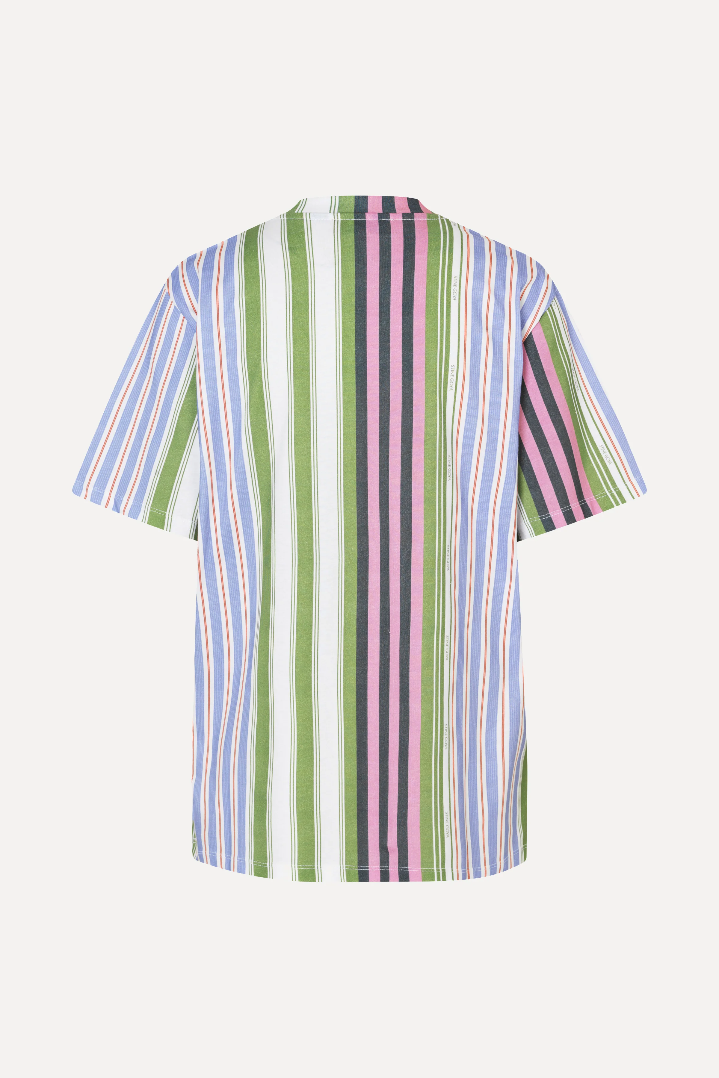 Short Sleeve T-Shirt - Forest Stripe - Image 2