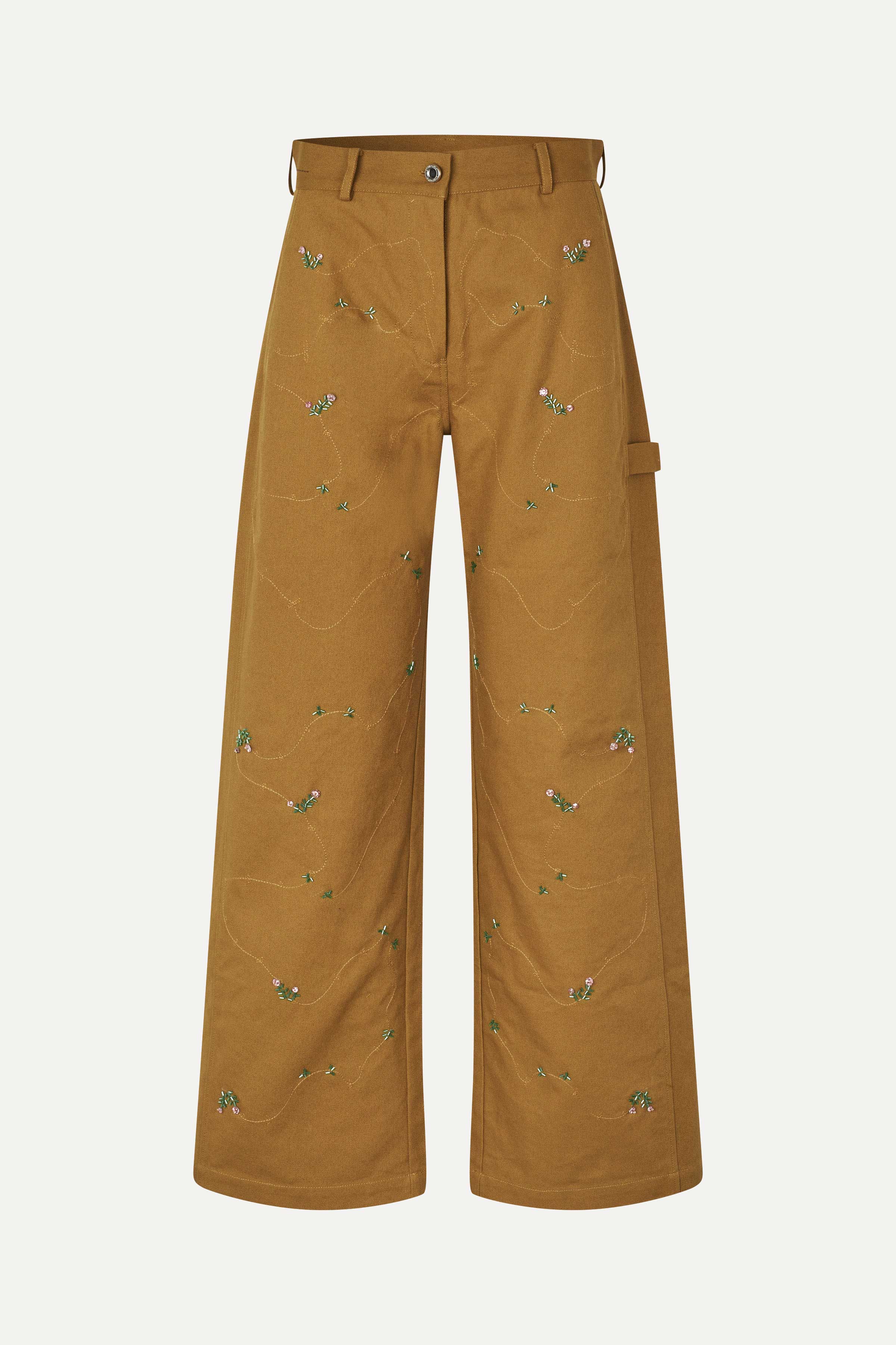 Utility Workwear Pants - Wild Flower Beads
